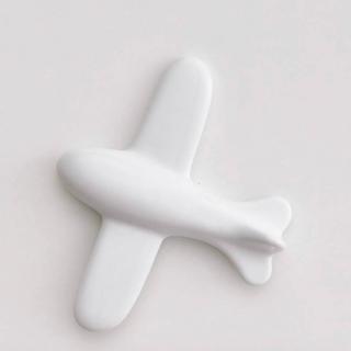 Airplane 3D Wallpaper Varianta: White