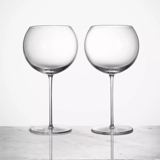 Bubble Glass Wine Set of 2 pcs transparent