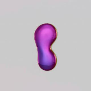 Drops 3D Wallpaper violet Variant: F