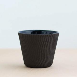 Fiber latté cup black