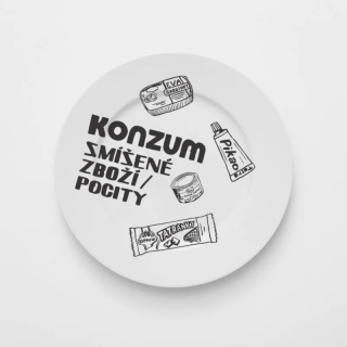 KZW mělký talíř Konzum
