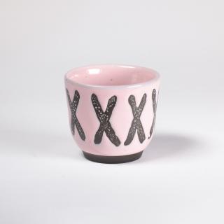 Mercury latté cup pink cross