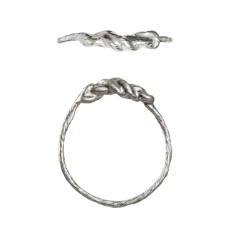 Prsten Twisted 12 stříbrný Varianta: Stříbro