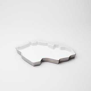 Republic Tray - Silver + White