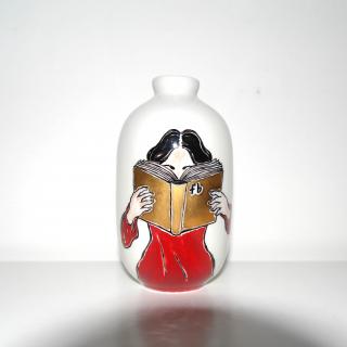 Smartphone Dynasty Vase small: Girl With a Book