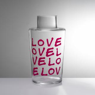 Unnamed Bucket Vase Pink Love - transparent