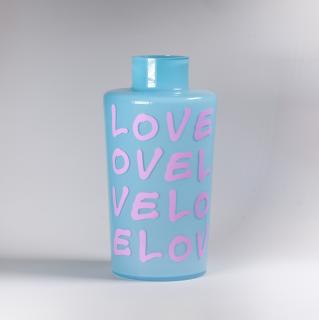 Unnamed Bucket Vase Pink Love - turquoise