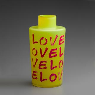 Unnamed Bucket Vase Pink Love - yellow