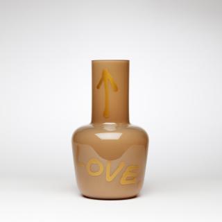 Unnamed Vase - Golden Love - mokka brown