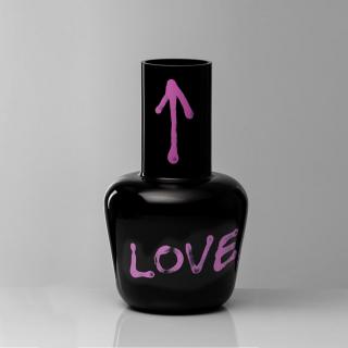 Unnamed Vase Pink Love -black