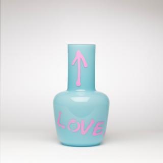 Unnamed Vase - Pink Love - turquoise