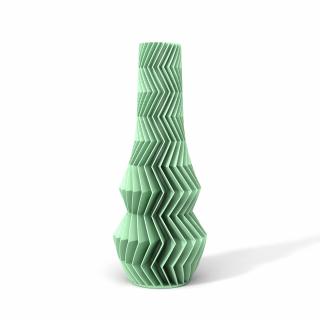 Zig Zag Vase 02 Varianta: světle zelená