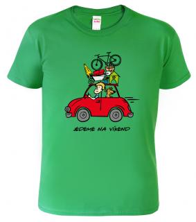 Dětské tričko pro chalupáře - Chalupáři Barva: Středně zelená (16), Velikost: 4 roky / 110 cm