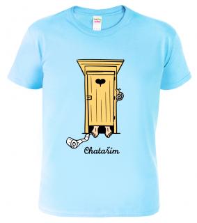 Dětské tričko pro chalupáře - Kadibudka Barva: Nebesky modrá (15), Velikost: 10 let / 146 cm