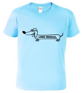 Dětské tričko pro pejskaře - Long Vehicle Barva: Nebesky modrá (15), Velikost: 4 roky / 110 cm