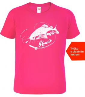 Dětské tričko pro rybáře se jménem - Sumec velký Barva: Malinová (63), Velikost: 4 roky / 110 cm