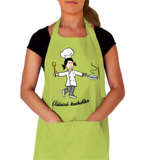 Kuchařská zástěra - Vášnivá kuchařka Barva: Svěží limetka