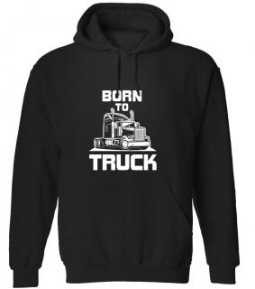 Mikina pro kamioňáka - Born to Truck Barva: Černá, Velikost: S