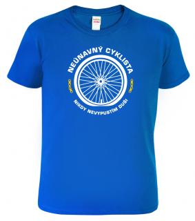 Pánské cyklistické tričko - Neúnavný cyklista Barva: Královská modrá (05), Velikost: 2XL