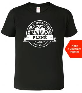 Pánské pivní tričko - Pivař z... Barva: Černá (01), Velikost: 4XL