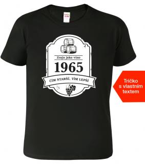 Pánské tričko k narozeninám - Čím starší, tím lepší Barva: Černá (01), Velikost: 2XL