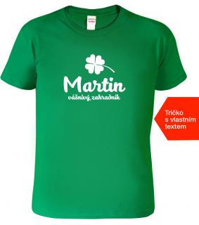 Pánské tričko k svátku - Vášnivý zahradník Barva: Středně zelená (16), Velikost: 2XL