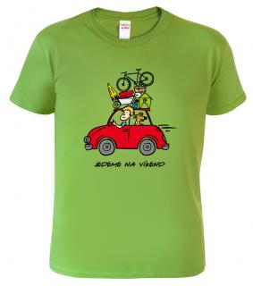 Pánské tričko pro chalupáře - Chalupáři Barva: Apple Green (92), Velikost: 2XL
