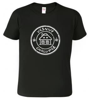 Pánské tričko pro chalupáře - Vášnivý chalupář Barva: Černá (01), Velikost: 3XL