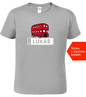 Pánské tričko pro řidiče autobusu - SPZ Barva: Světle šedý melír (03), Velikost: L