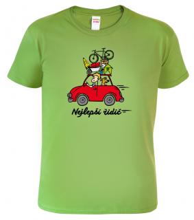 Pánské tričko pro řidiče - Nejlepší řidič Barva: Apple Green (92), Velikost: 2XL