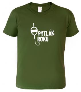 Pánské tričko pro rybáře - Pytlák roku Barva: Vojenská zelená (Military Green), Velikost: 2XL