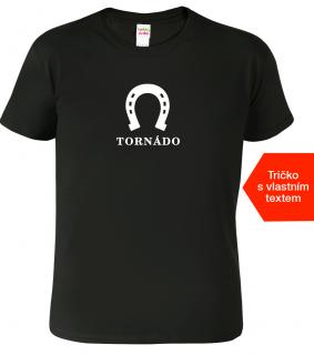 Pánské tričko s koněm - Jméno koně Barva: Černá (01), Velikost: 2XL