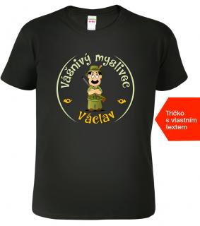 Tričko pro myslivce - Vášnivý myslivec Barva: Černá (01), Velikost: 2XL