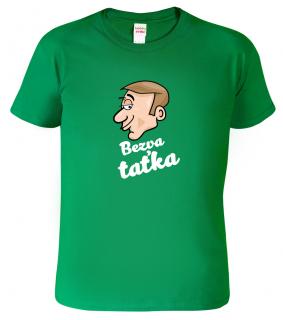 Tričko pro tátu - Bezva taťka Barva: Středně zelená (16), Velikost: XL