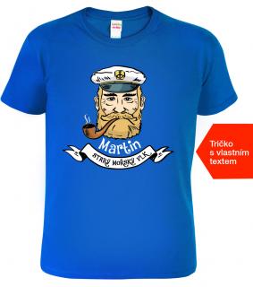 Vtipné tričko - Starý mořský vlk Barva: Královská modrá (05), Velikost: L