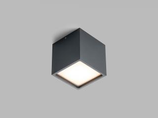 LED2 5111134 - LED2 CUBE, A VENKOVNÍ STROPNÍ SVÍTIDLO, ANTRACIT 12W 3000K Varianty: NESTMÍVATELNÉ 3000K 12W