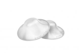 Hojivé kloboučky Silverette na prsa - pár Velikost: Normální velikost