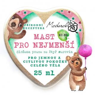 Mast pro nejmenší bio srdíčko Barva a objem: Červené ❤ 25 ml