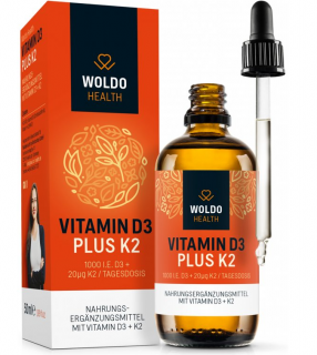 Vitamín D s K2 v kapkách na 1 800 dní