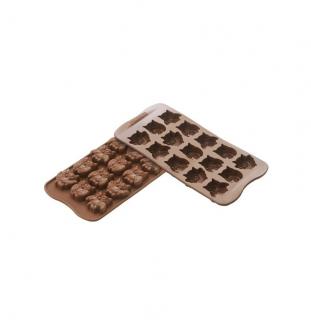 Forma na čokoládu silikonová EasyChoc 15x Sovičky