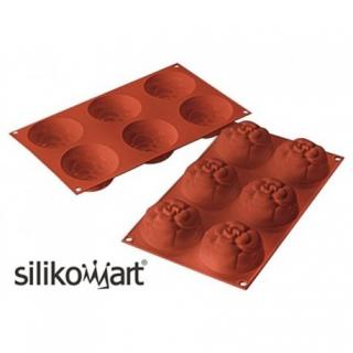 Forma silikonová - 6x Camelie