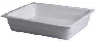 Gastronádoba porcelánová GN 2/3 - bílá Hloubka ( mm ): 22 mm, Objem ( l ): 1,5 l