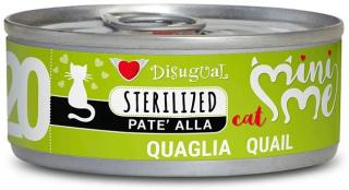 Disugual Cat Mini Me 20 Sterilized konzerva křepelka 85g