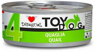 Disugual TOYDOG 4 Single Protein konzerva křepelka 85g