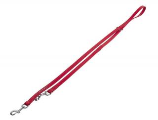 Nobby Crystal vodítko zdobené Swarovski L-XL 200cm / 16mm červená