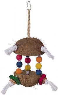 Nobby hračka pro papoušky kokos 34x15cm