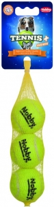 Nobby hračka tenisový míček S pískátko 5,5cm 3ks