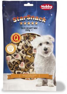 Nobby StarSnack Duo Heart Mix pamlsky pro psa 200g