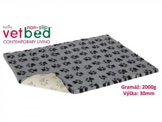 Vetbed protiskluz/Drybed Šedá-packy 100x75cm 2000g,30mm