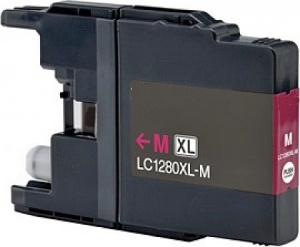 Brother LC1280XLM - kompatibilní cartridge červená